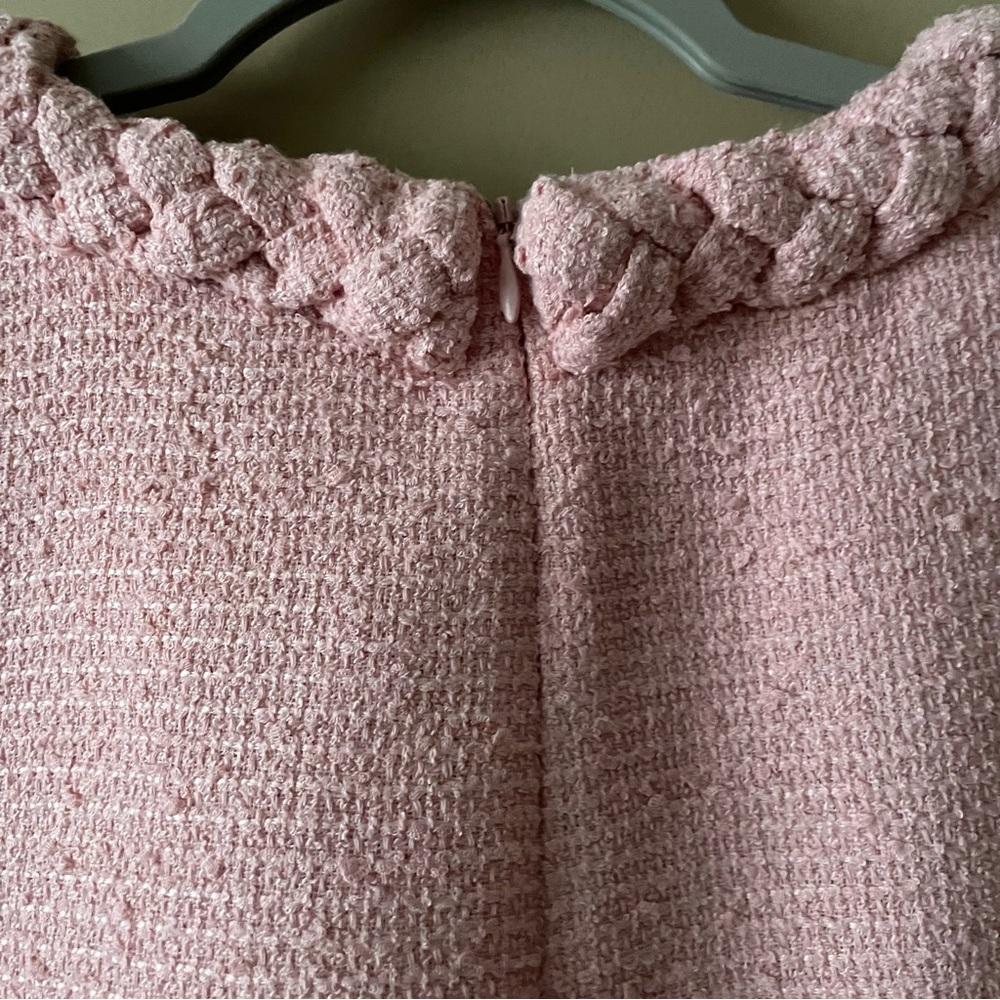 NWT Tuckernuck Jackie tweed dress pink salt XXXL Old Money garden party preppy - Picture 10 of 11